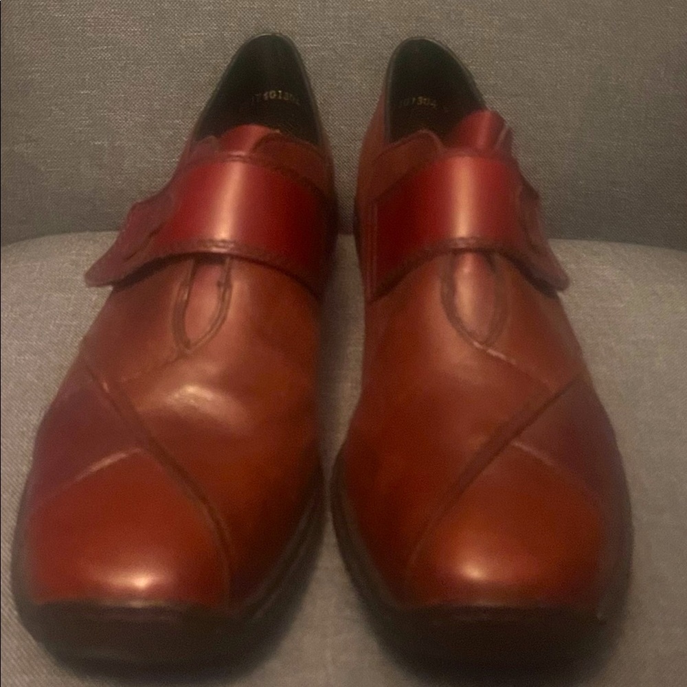 Brown Leather Rieker Antistress Shoe